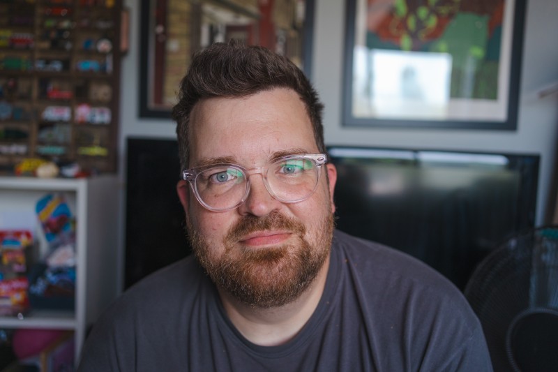 [small] Jon Johnson portrait: man with glasses and beard